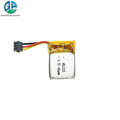 Rechargeable Lithium Ion Battery Pack 3.7v 45mah 451215 Lithium Polymer Battery With PCM