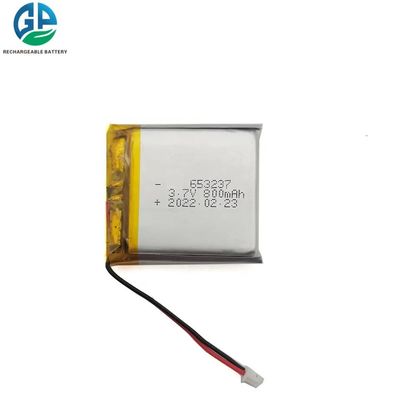 653237 3.7v 800mah Rechargeable Li Polymer Battery Rohs