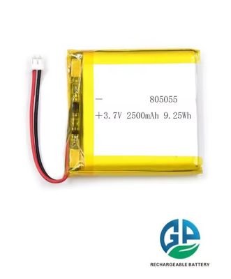 KC Rechargeable 3.7v Lithium Polymer Battery Li Ion Lipo Battery 2500mah 805055