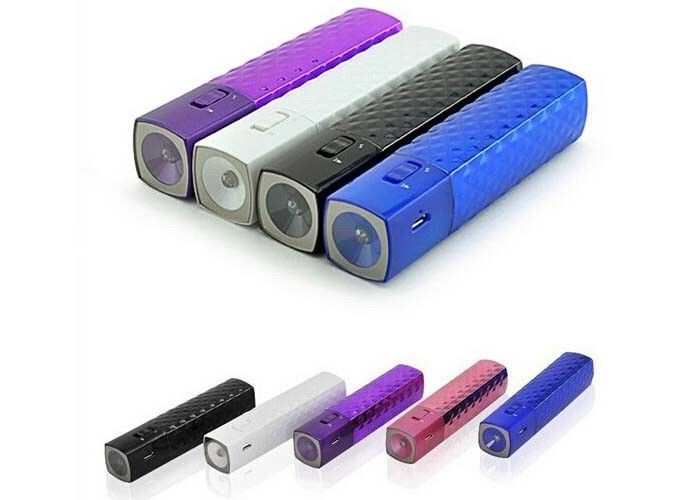 Mini Portable Power banks 2600mah Rechargeable Liion Power Bank with