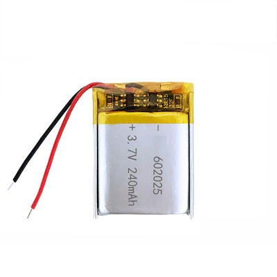500 Cycles 3.7V Li Polymer Cell 250mAh Polymer Lithium Battery With KC