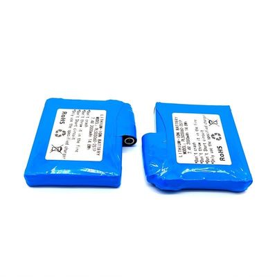 High Capacity 7.4V Rechargeable Lithium Battery Pack 2000Mah