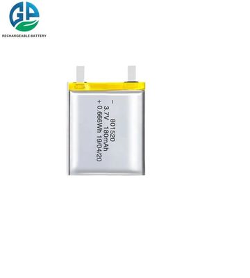 Rechargeable Li Ion Polymer Battery 3.7V 450mah 801520 1S 2S 3S KC Approved