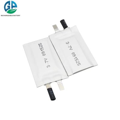 Ultra Thin Rechargeable Lithium Polymer Battery Pack 3.7v 15mah 091525