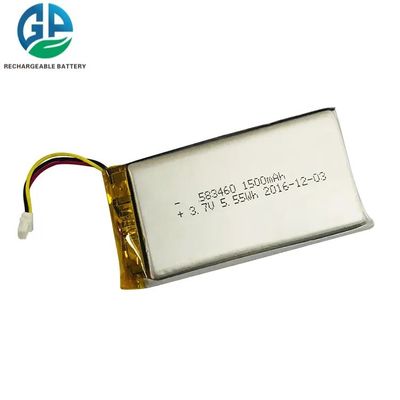High Temperature Rechargeable Lipo 300ma Li Polymer Battery LP583460 High Capacity 3.7V For Digital Devices