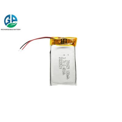 391629 3.7V 130mAh Li Ion Polymer Battery For GPS Tracking Smart Watch