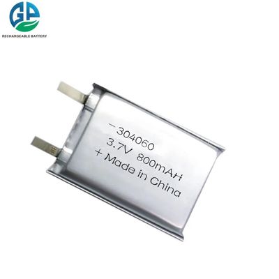 304060 Lithium Polymer Battery Pack 3.7v 800mah