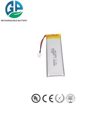 High Capacity 3.7v 450mah Lithium Polymer Battery Pack Rechargeable For Smart Watch