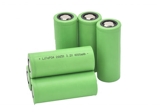 Rechargeable MSDS 3.2v 4000mah IFR 26650 LiFePO4 Battery Cell High Capacity