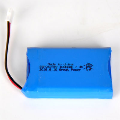 Lipo 7.4 V 1000mah 503759 Lithium Polymer Battery Pack