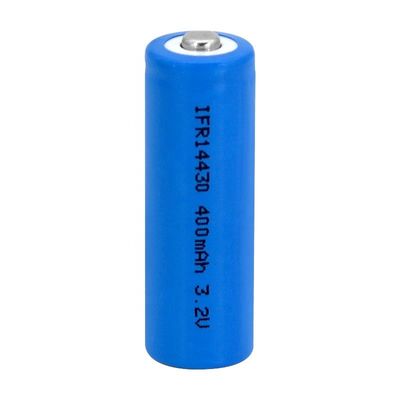 LFP IFR 14430 Lifepo4 3.2 V 400mah Solar Light Batteries CB IEC Approval