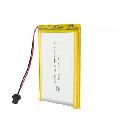 Buy Li Polymer Rechargeable High Capacity Lipo Battery 1160100 3.7V 10000mAh online manufacture