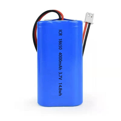 Buy 4000mah Rechargeable Lithium Battery , 18650 2P 3.7V Li Ion Battery Pack online manufacture