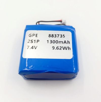 Buy KC IEC62133 Approved 7.4V 1300mAh Li Polymer Battery Pack for Beauty Devices online manufacture