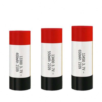 Buy 3.7V 400mah 500mah 13300  Cylindrical Lithium Ion Cell For E Cigarette online manufacture