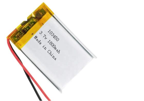 Buy 1800mah 3.7V Lipo Polymer Lithium Ion Battery Cell , KC Lipo Battery Pack lp103450 online manufacture