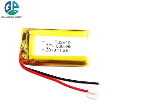 Buy 3.7V 600mAh 700mAh 702540 Rechargeable Lithium Polymer Ion Battery KC UN38.3 online manufacture