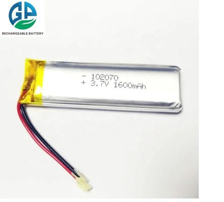 Buy KC 1600mAh 102070 3.7v Lithium Polymer Battery Cells Rechargeable online manufacture