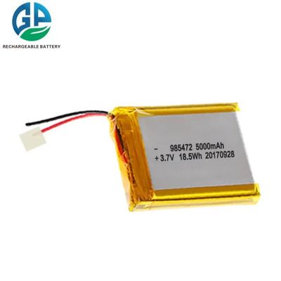 Buy 3.7v Li Polymer Battery 985472 5000mAh 3.7V 18.5WH Rechargeable Lion Polymer Battery online manufacture