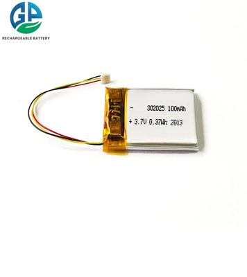 Buy 302025 Lithium Metal Polymer Batteries 3.7v 110mah online manufacture