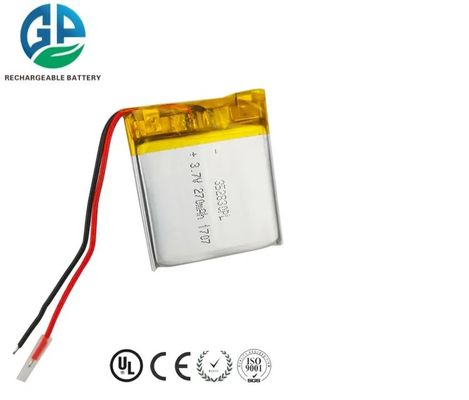 Buy Square Flat Deep Cycle Lithium Polymer Battery Pack 3.7v 382830 online manufacture