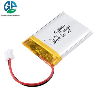 Buy 3.7V 650mAh 500times Rechargeable Li Polymer Battery for Sweeping Robot online manufacture