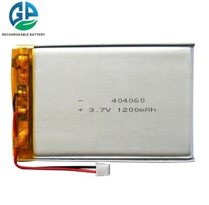 Buy 3.7v High Capacity Rechargeable Lithium Polymer Battery 404060 1200mah Small online manufacture