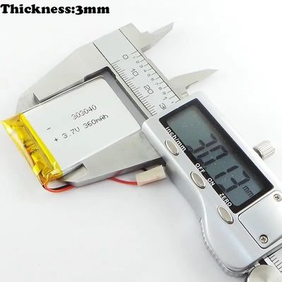 Buy 3.7v 300mah Lithium Polymer Battery Pack 303040 Lp303040 online manufacture