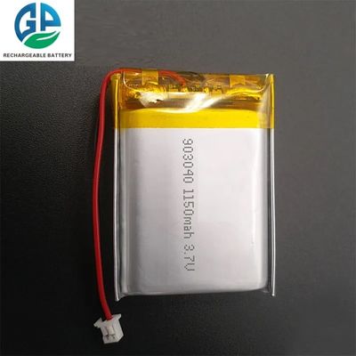 Buy 3.7v 1150mah 903040 Rechargeable Lipo Battery 4.07wh online manufacture
