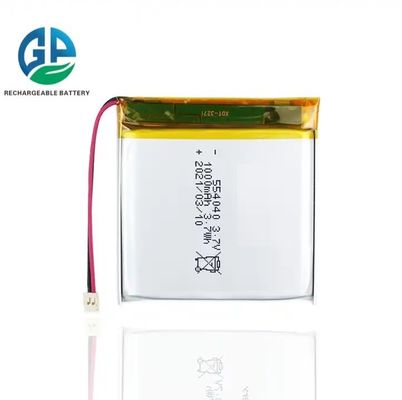 Buy KC CB IEC62133 approved  554040 3.7 V 1000mah Battery Instrument Rechargeable Battery online manufacture