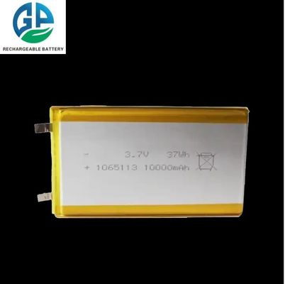 Buy 1065113 3.7V 10000mAh Li Polymer Battery Rechargeable 3.7v  KC Approved online manufacture