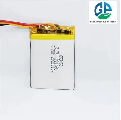 Buy KC Approved IEC62133 653450 3.7V 1000mAh Lithium Ion Li Polymer Battery  Pack 500times Cycle Life online manufacture