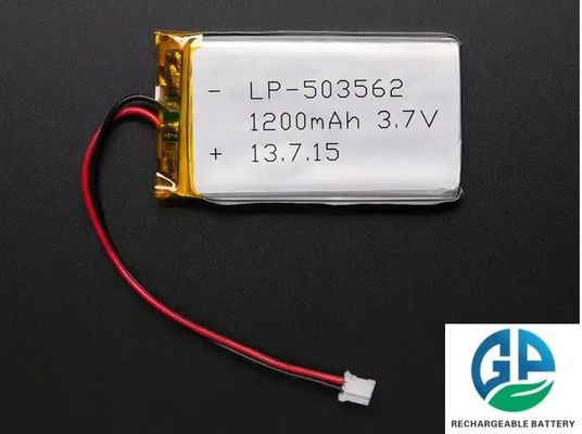 Buy 503562 3.7v 1200mAh Polymer Lithium Lipo Rechargeable Batteries Pack KC CB IEC62133 Approved online manufacture