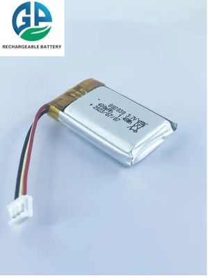 Buy 3.7v 400mah Rechargeable Li Ion Polymer Battery Pack 802030 500times Cycle life online manufacture