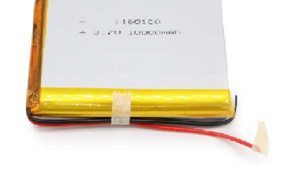 Buy 3.7V 10000mAh Li Polymer Battery Rechargeable Li-Ion Polymer Battery 1160110 KC CB IEC62133 online manufacture