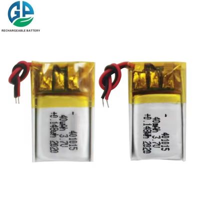 Buy Small Battery with pcb and connector in stock Li Polymer 3.7 V Battery 401015 25mAh 40mAh Lipo Battery online manufacture