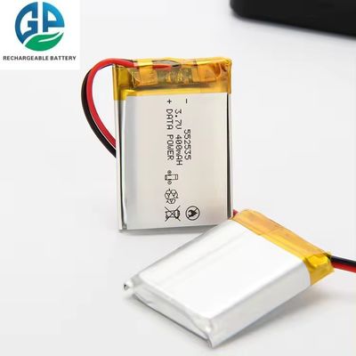 Buy 552535 400mah 450mah 3.7v Li Polymer Battery Power Bank KC CB IEC62133 Approved online manufacture