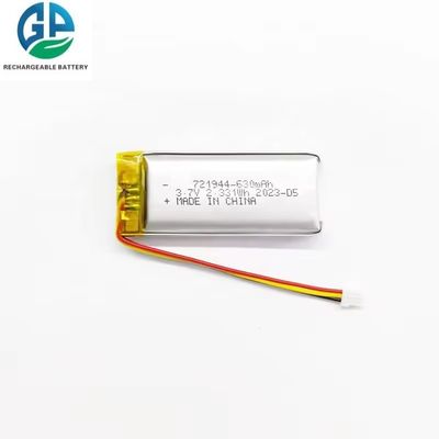 Buy IEC62133 Approved Polymer Rechargeable Lipo 721944 630mah 3.7v Lithium Battery online manufacture