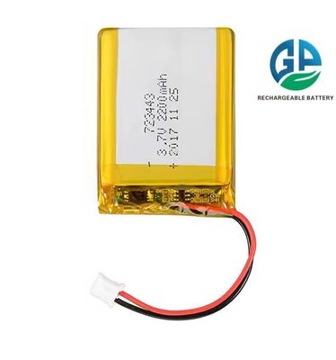 Buy KC CB IEC62133 Approved 3.7V 2200mAh Lithium Polymer Battery Customized Rechargeable Lipo Battery online manufacture