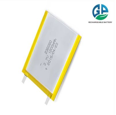Buy Gpe Rechargeable Battery Pack Lipo Battery Polymer Battery Rechargeable 1200mah 3.7v 236080 With PCB And Connector online manufacture