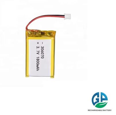 Buy KC IEC62133 Approve Rechargeable 3.7v 306070 1800mah 3.7v Lithium Polymer Lipo Battery online manufacture