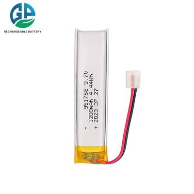 Buy KC Approved 1200mAh 3.7v Lipo Battery Rechargeable 3.7v 1200mah 951768 Lithium Polymer Battery online manufacture