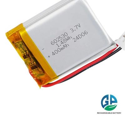 buy KC High Capacity 500mAh 3.7V Lithium Polymer Battery with 500times Cycle Life for Smart Watch & Earphone Speaker online manufacture