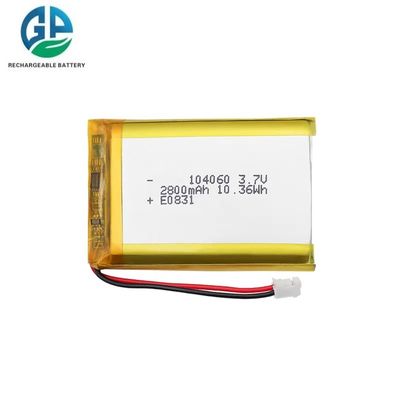 Buy 2800mAh 3.7V KC IEC62133 Approved Rechargeable Lithium Polymer Battery for Hearing Aid online manufacture