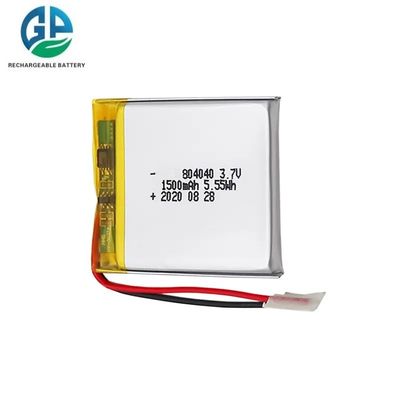 Buy 804040 Size 3.7V 1500mAh Lithium Polymer Battery Pack High Discharge Rate Rechargeable Lipo Battery online manufacture