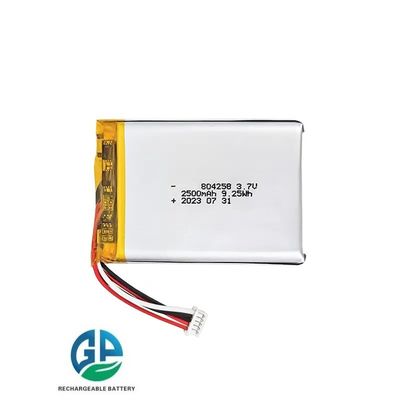 Buy KC IEC62133 Approved 2500mAh 3.7V Lithium Polymer Battery Rechargeable Lipo Battery Pack online manufacture