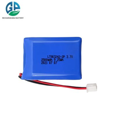 Buy KC UL 903242-2P Li Ion Rechargeable Battery 3.7V 2500mah Cylindrical Battery Cell online manufacture