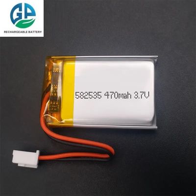 Buy High Capacity 3.7V 470mAh Lithium Polymer Battery Pack with 500 Cycle Life for Beauty Devices online manufacture
