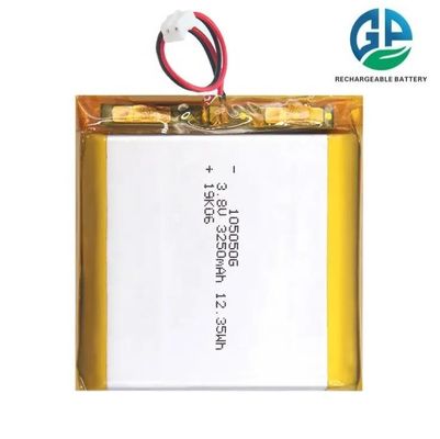 buy High Capacity 3.8V 3250mAh Li Polymer Battery 105050 Size for Digital Products online manufacture