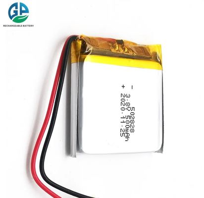 Buy KC approved Lipo Battery 502828 Battery 500mah 1.9wh  Li-polymer Battery Best Price 3.8V Lithium Polymer Rechargeable Battery online manufacture